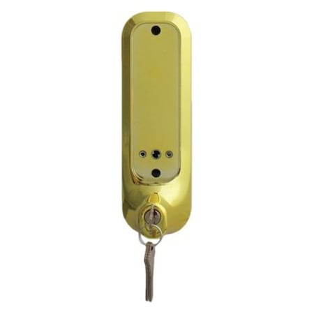 Lockey Add-On Key Override System Bright Brass KOS-BB